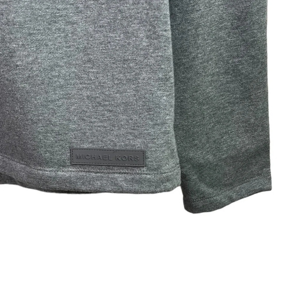 B2 Mens Michael Michael Kors Designer 1/4 Zip Fleece Pullover Jacket S - Picture 5 of 7